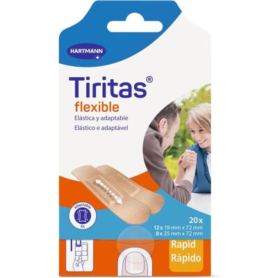 Hartmann Tiritas Flexibles 2 Tailles - Bandes Hartmann Tiritas Flexibles 2 Tailles - Bandes