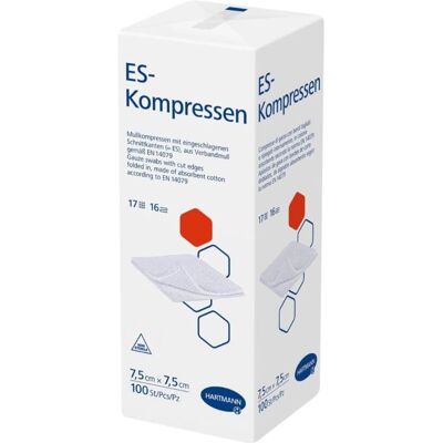Paul Hartmann AG Kompressen - 7,5x7,5cm, 100 St Paul Hartmann AG Kompressen - 7,5x7,5cm, 100 St
