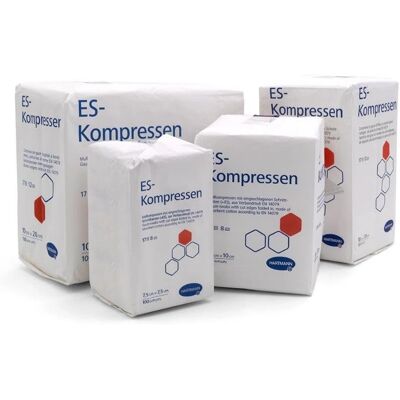 Paul Hartmann AG Compresses de Plaies Non Stériles 7,5x7,5cm - Compresses d'Hygiène - Publicité Paul Hartmann AG Compresses de Plaies Non Stériles 7,5x7,5cm - Compresses d'Hygiène - Publicité
