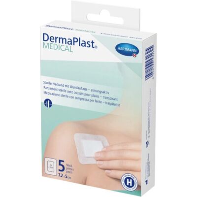 DermaPlast - 531311 - 10x8 cm - 5 Stk - Pflaster DermaPlast - 531311 - 10x8 cm - 5 Stk - Pflaster
