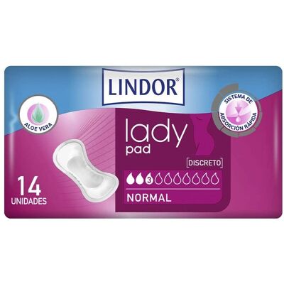 Lindor Lady Pad Normal 3 Gotas - Absorventes Higiênicos Lindor Lady Pad Normal 3 Gotas - Absorventes Higiênicos