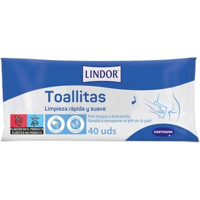 Lindor Dermo Toalhitas - Toalhitas úmidas Lindor Dermo Toalhitas - Toalhitas úmidas