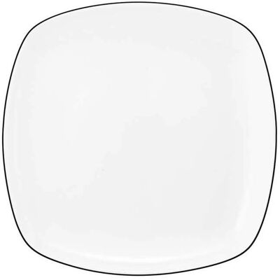 Seltmann Weiden Lido Black Line 17,5cm Téglalap Tányér Seltmann Weiden Lido Black Line 17,5cm Téglalap Tányér