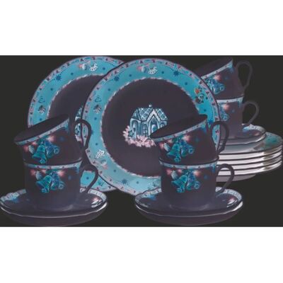 Seltmann Weiden Marie-Luise Kaffee-Service - Weihnachten Advent Porzellan-Set für 6 Seltmann Weiden Marie-Luise Kaffee-Service - Weihnachten Advent Porzellan-Set für 6