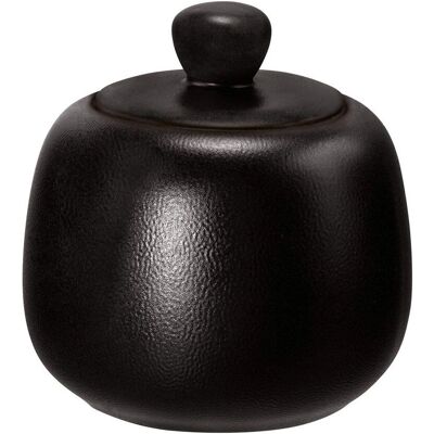 Seltmann Weiden Liberty Velvet Black Zuckerdose - Zuckerdose Seltmann Weiden Liberty Velvet Black Zuckerdose - Zuckerdose