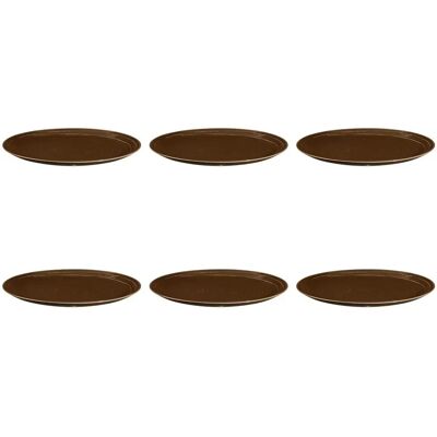 Seltmann Weiden Jordbrun Middagsplate - 27,8cm, 6 stk Seltmann Weiden Jordbrun Middagsplate - 27,8cm, 6 stk