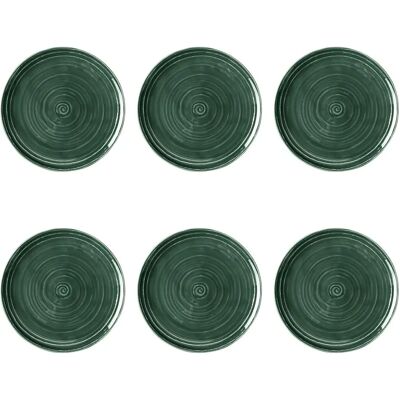 Seltmann Weiden Terra Brødtallerken Sett - 17,7cm - Mosgrønn Seltmann Weiden Terra Brødtallerken Sett - 17,7cm - Mosgrønn