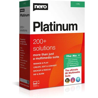 Nero Platinum Suite 2024/2025 - Medienverwaltung & Bearbeitung Nero Platinum Suite 2024/2025 - Medienverwaltung & Bearbeitung