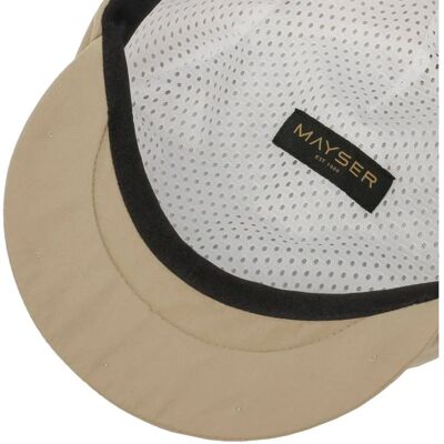 Mayser Beige UV Cap - 62cm - Sun Protection Flat Hat Mayser Beige UV Cap - 62cm - Sun Protection Flat Hat