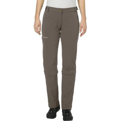 VAUDE Damen Zip-Off Wanderhose Braun - Wasserabweisend & Schnelltrocknend VAUDE Damen Zip-Off Wanderhose Braun - Wasserabweisend & Schnelltrocknend
