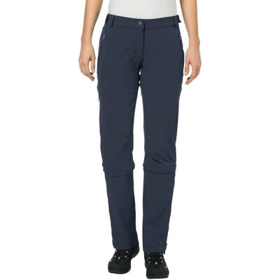 Dámské turistické kalhoty VAUDE - Modrá - Model Farley Stretch Capri T-Zip II Dámské turistické kalhoty VAUDE - Modrá - Model Farley Stretch Capri T-Zip II