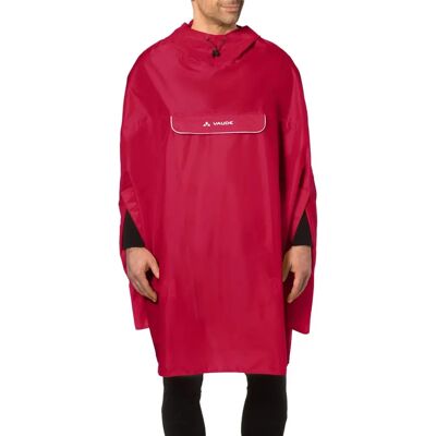 VAUDE Valdipino Poncho - Waterproof, Eco-friendly, XXL Red VAUDE Valdipino Poncho - Waterproof, Eco-friendly, XXL Red