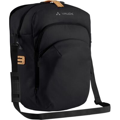 VAUDE eBack Single Fietstas van gerecycled polyester - Zwart - Fiets VAUDE eBack Single Fietstas van gerecycled polyester - Zwart - Fiets