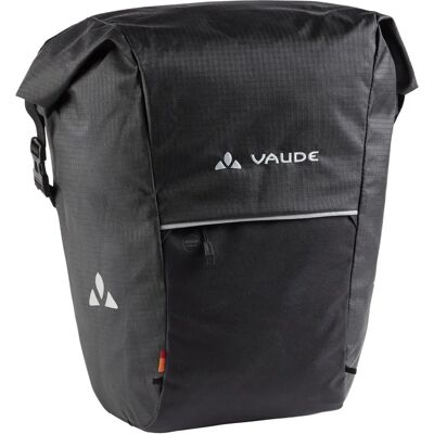 Vaude Road Master Roll-It Waxed Torba rowerowa - Czarna Vaude Road Master Roll-It Waxed Torba rowerowa - Czarna