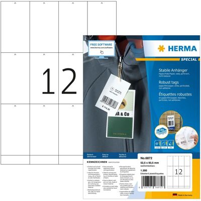HERMA 6872 Fehér árucímke - Árucímke HERMA 6872 Fehér árucímke - Árucímke