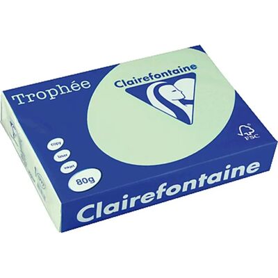 Clairefontaine - Trophee - A4 - 80 g/m2 - Papier imprimante - Publicité Clairefontaine - Trophee - A4 - 80 g/m2 - Papier imprimante - Publicité