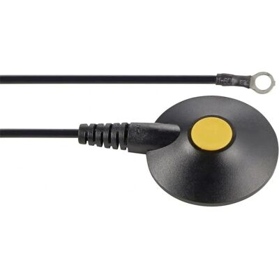 Warmbier Wolfgang ESD-Erdeungskabel - 4,5 m, Schwarz, 10 mm Druckknopf - Erdungskabel für sensible Umgebungen Warmbier Wolfgang ESD-Erdeungskabel - 4,5 m, Schwarz, 10 mm Druckknopf - Erdungskabel für sensible Umgebungen