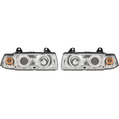 DIEDERICHS 1213880 Headlights - Chrome, H1, with signal & parking lights DIEDERICHS 1213880 Headlights - Chrome, H1, with signal & parking lights