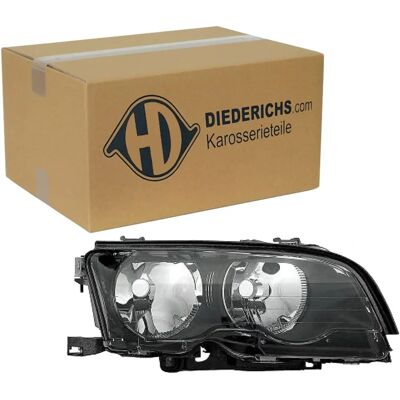 Diederichs BMW 3er Scheinwerfer Rechts mit LWR Schwarz Diederichs BMW 3er Scheinwerfer Rechts mit LWR Schwarz