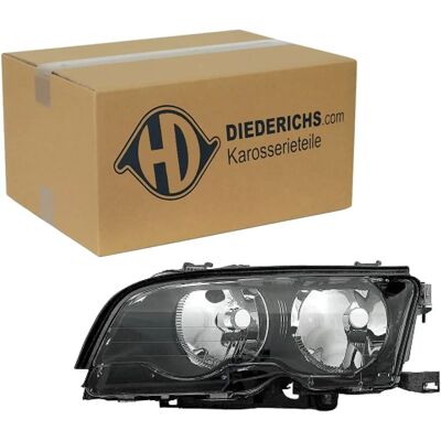 Diederichs BMW 3er Scheinwerfer - H7/H7, Schwarz, Links, Verstellbar Diederichs BMW 3er Scheinwerfer - H7/H7, Schwarz, Links, Verstellbar