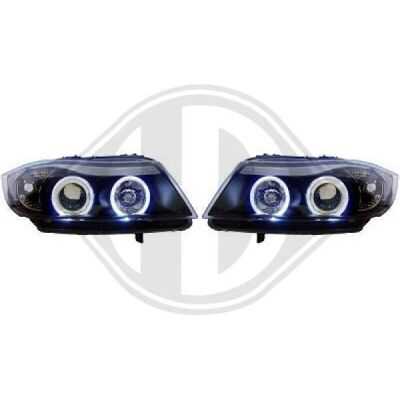 DIEDERICHS 1216780 Farol para BMW - Preto - Farol DIEDERICHS 1216780 Farol para BMW - Preto - Farol