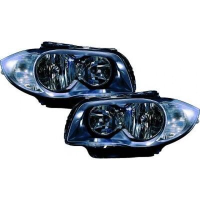 Diederichs 1280280 Black Right Headlight - Headlights Diederichs 1280280 Black Right Headlight - Headlights