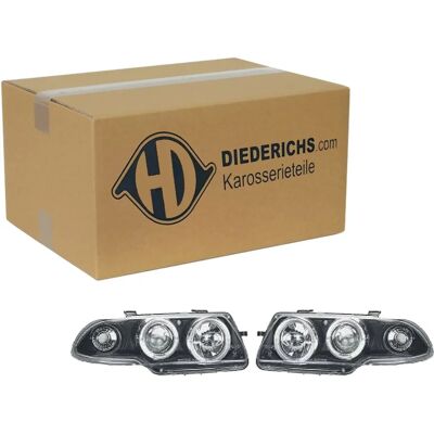 Diederichs 1804380 Schwarzer Scheinwerfersatz - Headlight Set Diederichs 1804380 Schwarzer Scheinwerfersatz - Headlight Set