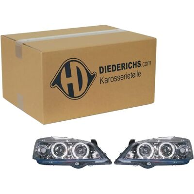 Faruri H1 Diederichs - Rotunzi Cromate pentru Opel Astra G Faruri H1 Diederichs - Rotunzi Cromate pentru Opel Astra G