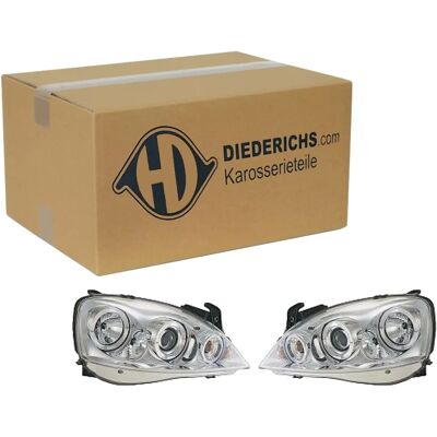 DIEDERICHS - 1813480 - Cromo - H1 - Set di fari DIEDERICHS - 1813480 - Cromo - H1 - Set di fari