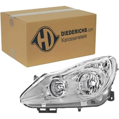 Diederichs Corsa D Faros - Kromi, Vasen, H7/H1 Diederichs Corsa D Faros - Kromi, Vasen, H7/H1