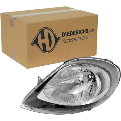 DIEDERICHS 1895981 Faro - Sinistra Veicolo con lampadina H4 per Renault Trafic 2, Opel Vivaro, Nissan Primastar DIEDERICHS 1895981 Faro - Sinistra Veicolo con lampadina H4 per Renault Trafic 2, Opel Vivaro, Nissan Primastar
