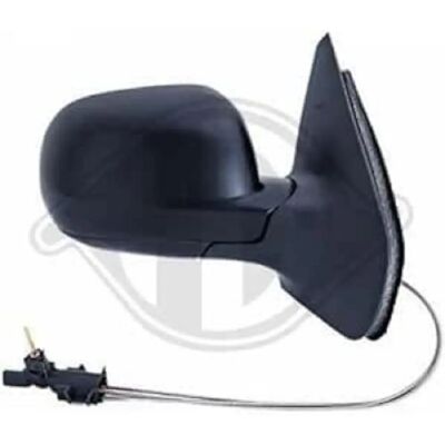 Diederichs 2213024 Exterior Mirror - Convex, Grainy, Small Housing Diederichs 2213024 Exterior Mirror - Convex, Grainy, Small Housing