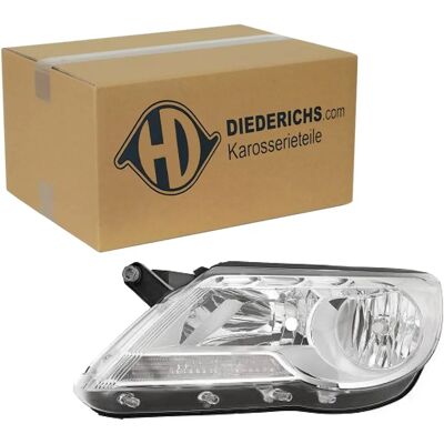 Diederichs Faro anteriore VW Tiguan I - Sinistro Halogeno H7/H7 con motore di livellamento Diederichs Faro anteriore VW Tiguan I - Sinistro Halogeno H7/H7 con motore di livellamento