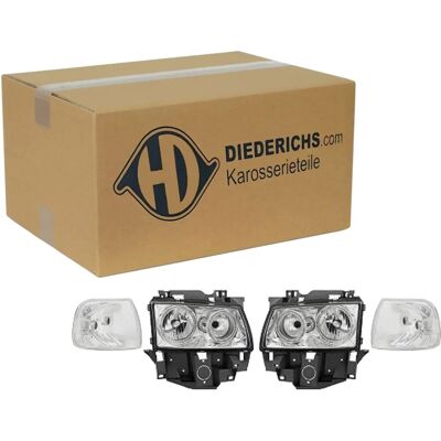 Diederichs Krom H7 Forlygter - Forlygter til Volkswagen Transporter 4 Bus Diederichs Krom H7 Forlygter - Forlygter til Volkswagen Transporter 4 Bus
