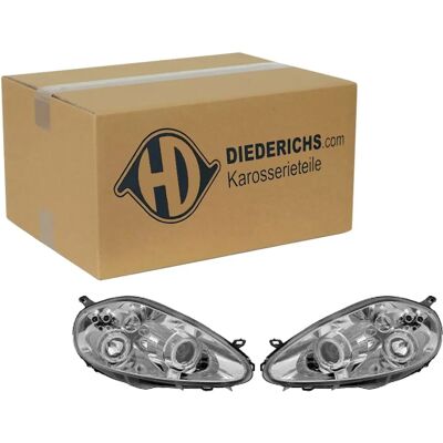 Diederichs Modell 3456280 Chrom Scheinwerfersatz - Headlight Set Diederichs Modell 3456280 Chrom Scheinwerfersatz - Headlight Set