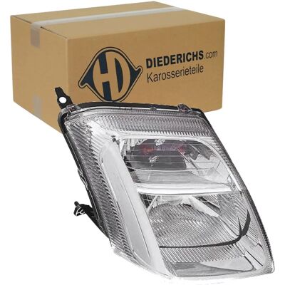 Diederichs Model 4000082 Højre forlygte, H4, med niveaumotor - Citroën C2 Diederichs Model 4000082 Højre forlygte, H4, med niveaumotor - Citroën C2