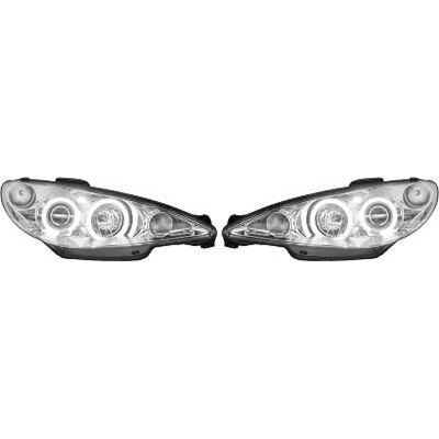 Diederichs H1 Világítótest szett Peugeot 206 - Krom Diederichs H1 Világítótest szett Peugeot 206 - Krom