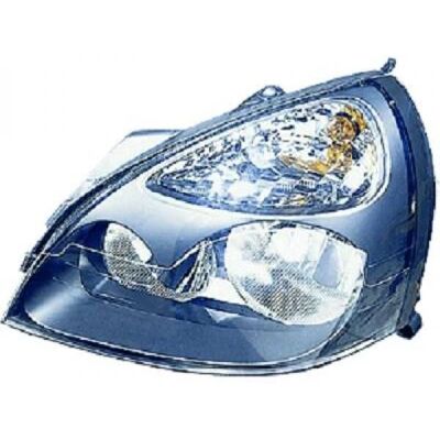 DIEDERICHS Renault Clio II Reflektor - Prawy, Czarny, H7/H1 DIEDERICHS Renault Clio II Reflektor - Prawy, Czarny, H7/H1