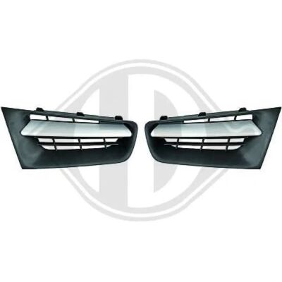 Diederichs Griglia radiatore Renault Megane - Nero/Argento - Qualità Premium Diederichs Griglia radiatore Renault Megane - Nero/Argento - Qualità Premium