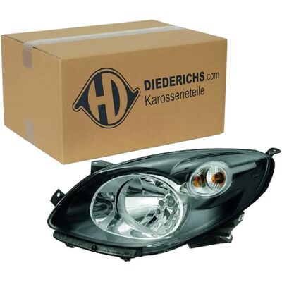 Diederichs Renault Twingo 2 Reflektor - Lewy, H4, Czarny Diederichs Renault Twingo 2 Reflektor - Lewy, H4, Czarny