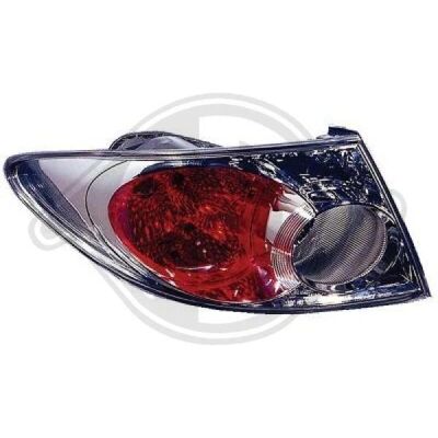 Diederichs Mazda 6 Left Chrome Rear Light - Automotive Rear Light Diederichs Mazda 6 Left Chrome Rear Light - Automotive Rear Light