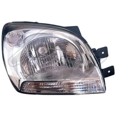Diederichs 6521883 - Forlygter til Kia Sportage II, Venstre, Krom Diederichs 6521883 - Forlygter til Kia Sportage II, Venstre, Krom