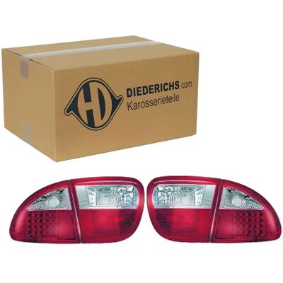 Diederichs 7431995 LED Baklykter Set Hvit/Rød - Baklykter Diederichs 7431995 LED Baklykter Set Hvit/Rød - Baklykter