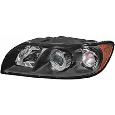 Diederichs Scheinwerfer Für Volvo V50 S40 II - Schwarz, H7/HB3, Mit Stellmotor Diederichs Scheinwerfer Für Volvo V50 S40 II - Schwarz, H7/HB3, Mit Stellmotor