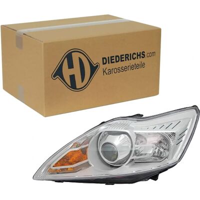 Ford Focus Left Chrome Headlight - D1S/H1 Ford Focus Left Chrome Headlight - D1S/H1