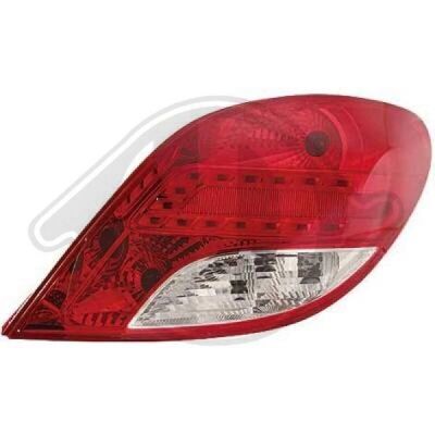 Diederichs 4226191 Peugeot 207 LED Rückleuchte - Heckleuchte Diederichs 4226191 Peugeot 207 LED Rückleuchte - Heckleuchte