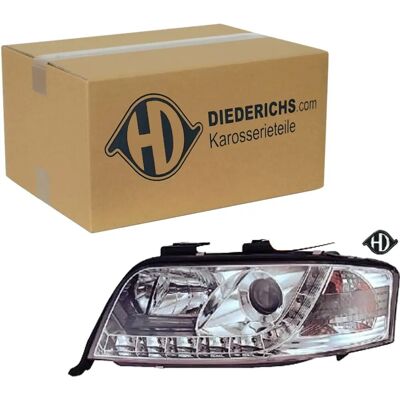 DIEDERICHS A6 C5 Scheinwerfer Chrom H1 - Hauptscheinwerfersatz DIEDERICHS A6 C5 Scheinwerfer Chrom H1 - Hauptscheinwerfersatz