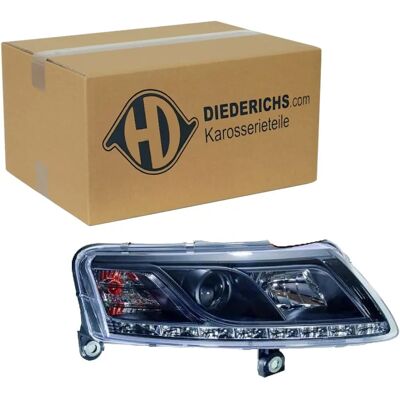 DIEDERICHS Headlight Black - Audi A6 C6 DIEDERICHS Headlight Black - Audi A6 C6