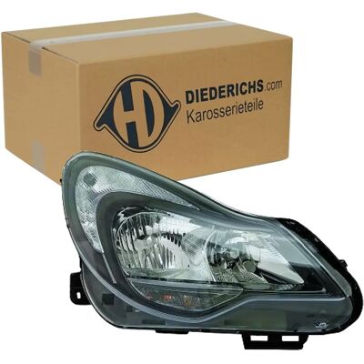 Diederichs Model 1814281 Headlight - Left, With Motor, Daylight - Headlight Diederichs Model 1814281 Headlight - Left, With Motor, Daylight - Headlight