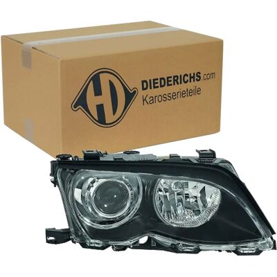 Faro Xenon Diederichs per BMW Serie 3 - Sinistro, Nero, D2S/H7 Faro Xenon Diederichs per BMW Serie 3 - Sinistro, Nero, D2S/H7